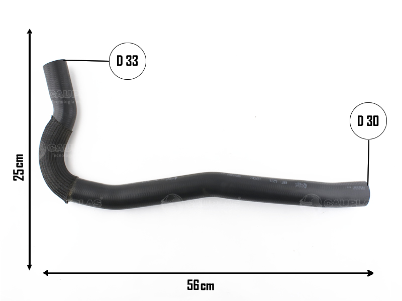 CAUPLAS MANGUERA RADIADOR INFERIOR RENAULT 12 OEM:7517707 =YACO 1015