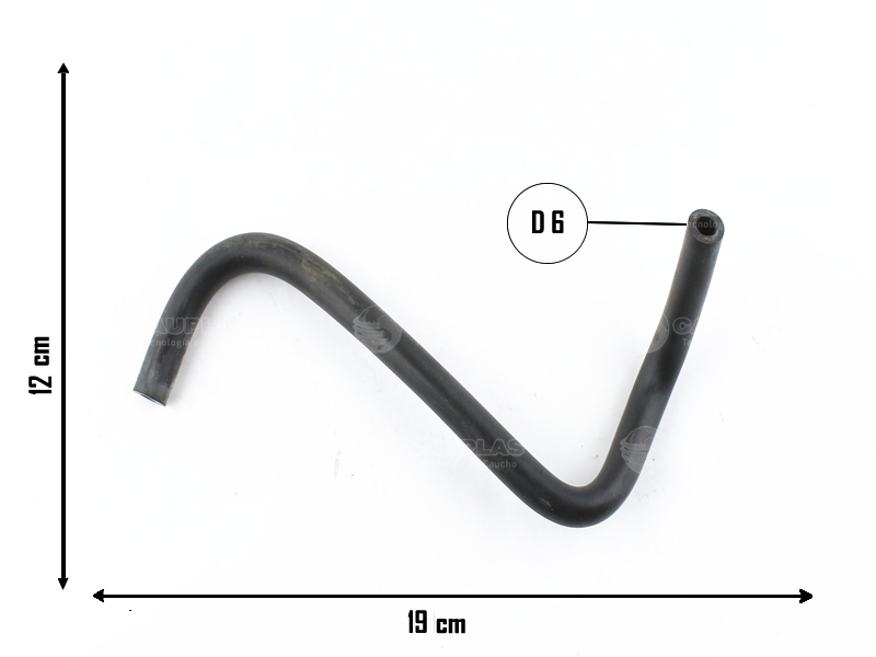 CAUPLAS MANGUERA DESCARGA DE GASES FIAT TEMPRA OEM:7739826