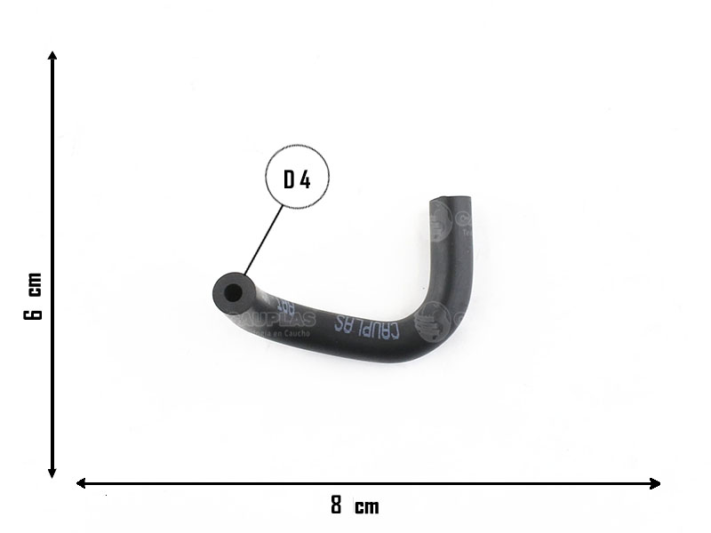 CAUPLAS MANGUERA DESCARGA DE GASES FIAT IDEA I PALIO III/IV PUNTO I
