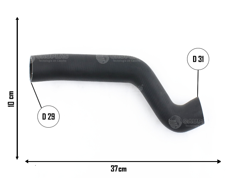 CAUPLAS MANGUERA BOMBA DE AGUA FORD FOCUS II = YACO 3814/3815