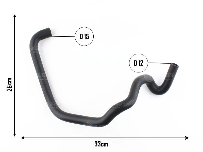 CAUPLAS MANGUERA DIRECC HIDR RETORNO RENAULT MEGANE I SCENIC I OEM:7700867395