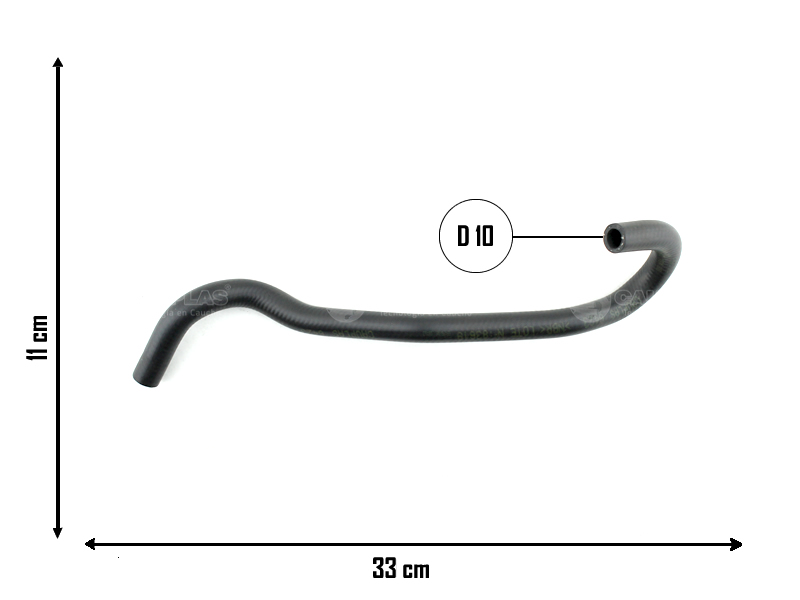 CAUPLAS MANGUERA DIRECC HIDR RETORNO RENAULT SCENIC I MEGANE I OEM:8200040730