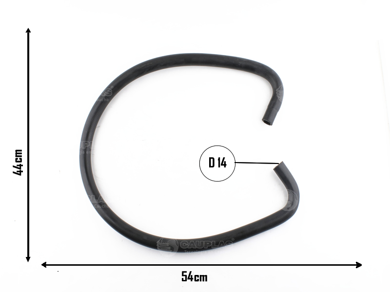 CAUPLAS MANGUERA DIRECC HIDR RETORNO RENAULT 19 TRAFIC I  =YACO 1858