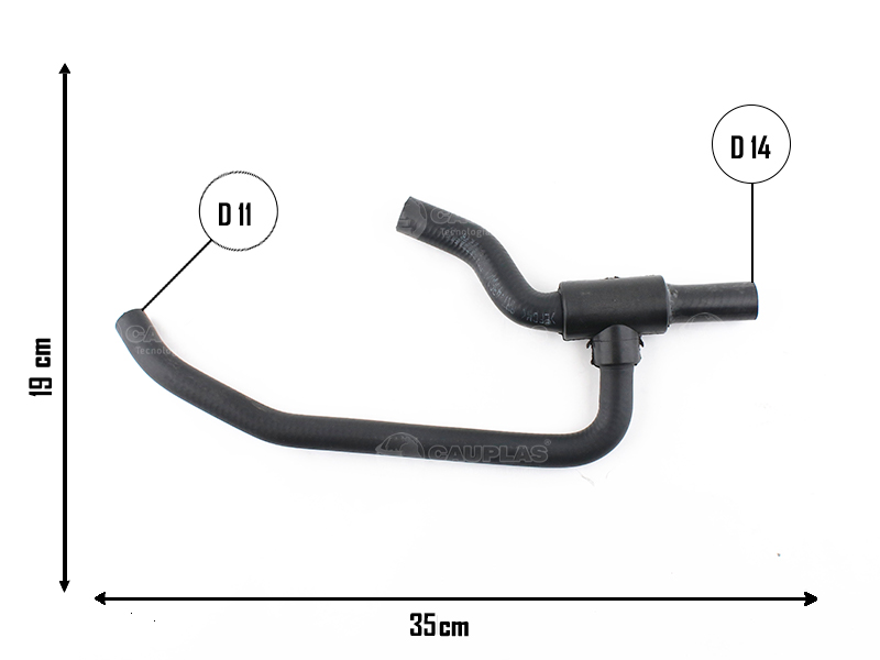 CAUPLAS MANGUERA REFRIGERACION FORD ESCORT OEM:84AU6W602A