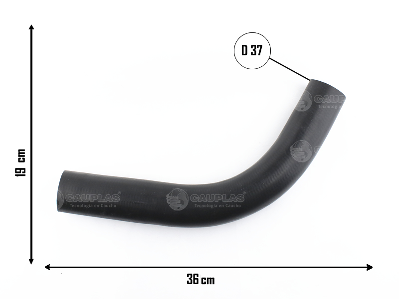 CAUPLAS MANGUERA ENTRADA BOMBA DE AGUA FORD FALCON  =YACO 1442