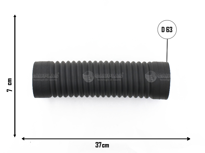 CAUPLAS MANGUERA FILTRO DE AIRE A CARBURADOR FORD ESCORT  =YACO 1342