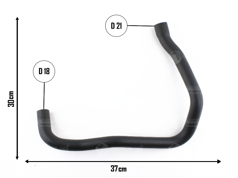 CAUPLAS MANGUERA DESCARGA DE GASES FIAT FIORINO II =YACO 2567