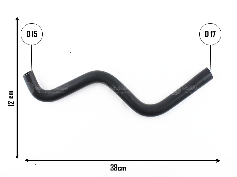 CAUPLAS MANGUERA DESCARGA DE GASES FIAT DUCATO I/II