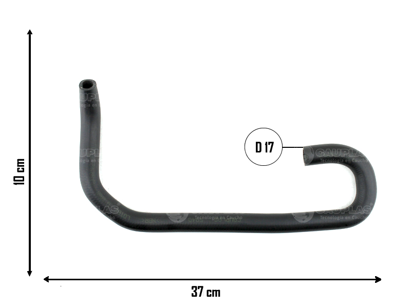 CAUPLAS MANGUERA DEPOSITO DE ACEITE A BOMBA DIREC HIDR FORD FOCUS I OEM:3S453691BA =YACO 4505