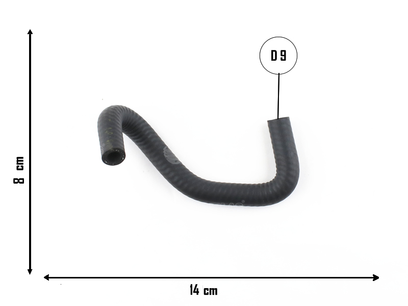 CAUPLAS MANGUERA RADIADOR DE ACEITE RENAULT 18 FUEGO OEM:7700676834 =YACO 180
