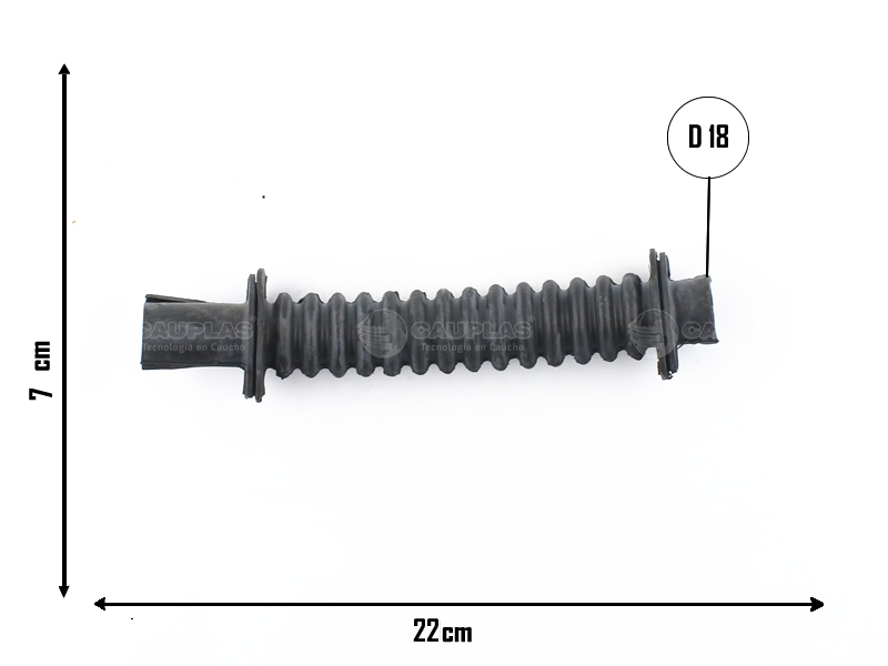 CAUPLAS MANGUERA FUELLE PUERTA RENAULT TRAFIC I OEM:7702072795