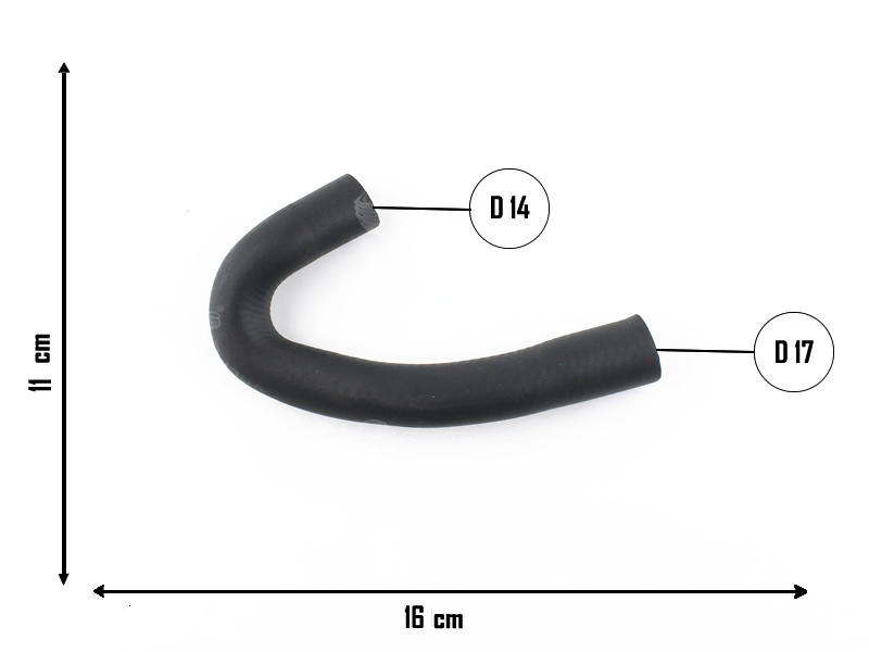 CAUPLAS MANGUERA INTECAMBIADOR ACEITE ENT. RENAULT TRAFIC I OEM:7700310052 =YACO 2382
