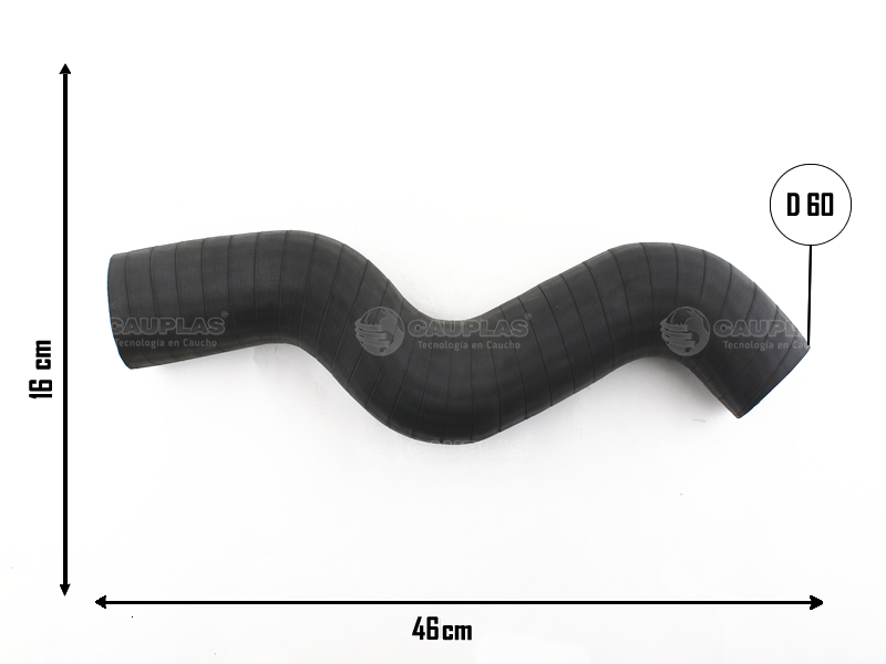 CAUPLAS MANGUERA CIRCULACION DE AIRE FORD F100 F4000  =YACO 3742