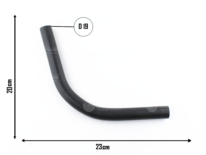 CAUPLAS MANGUERA VENTILACION DE MOTOR FIAT 125 147 II DUNA FIORINO I UNO I =YACO 713/1627
