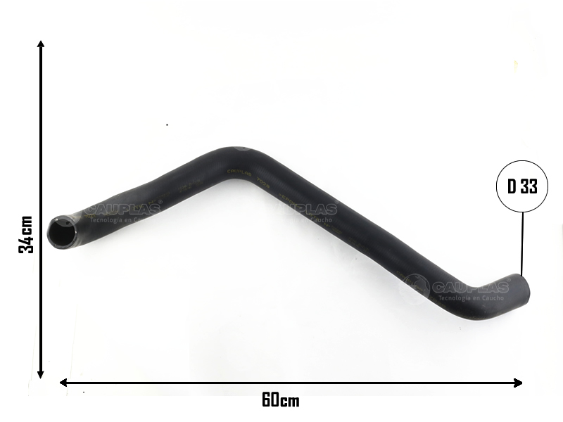 CAUPLAS MANGUERA RADIADOR INFERIOR RENAULT CAPTUR OEM:215030255R