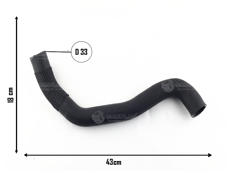 CAUPLAS MANGUERA RADIADOR SUPERIOR RENAULT CAPTUR OEM:215014674R