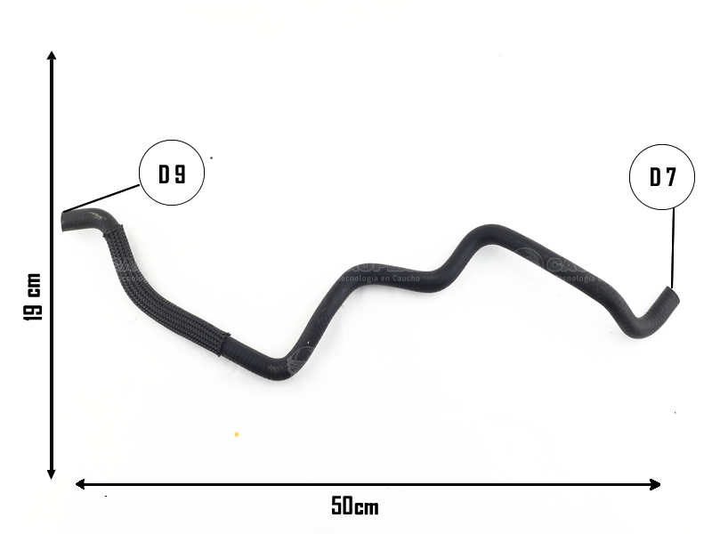 CAUPLAS MANGUERA VASO DE EXP INF RENAULT SANDERO I