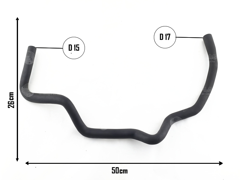 CAUPLAS MANGUERA PASO DE AGUA RENAULT LOGAN SANDERO I OEM:217415825R