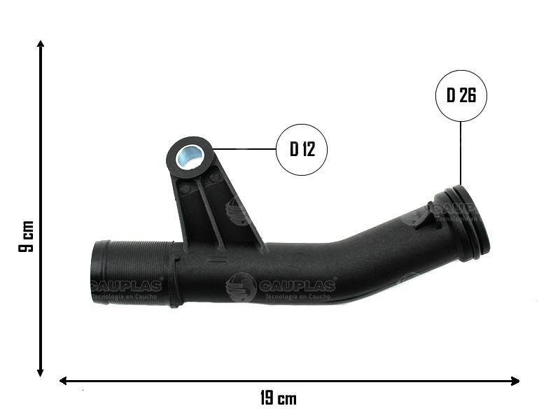 CAUPLAS MANGUERA PASO DE AGUA RENAULT KANGOO