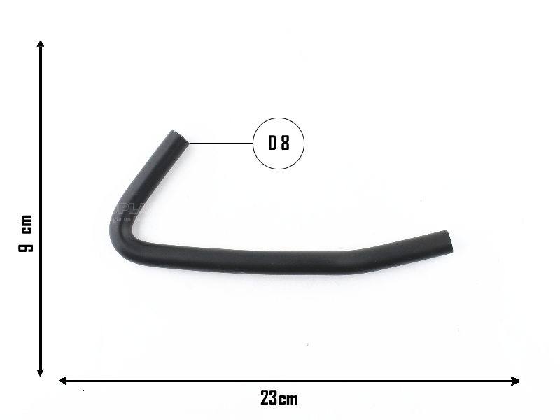 CAUPLAS MANGUERA DESCARGA DE GASES RENAULT 12 OEM:PAP1824
