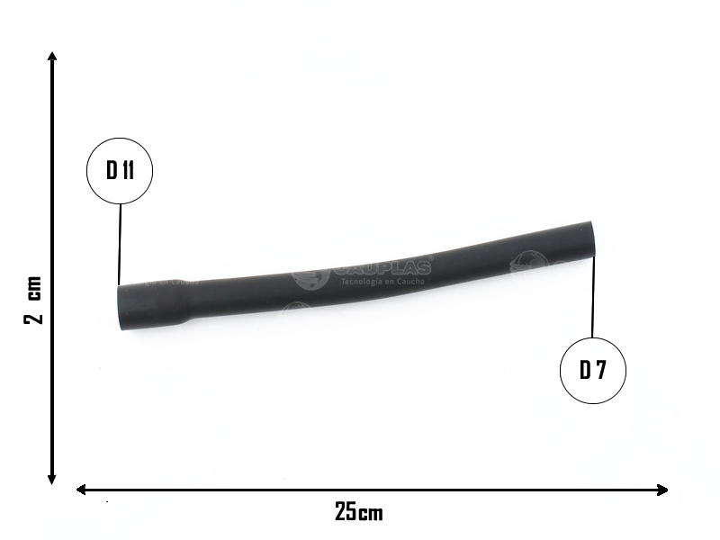 CAUPLAS MANGUERA MULTIPLE DE ADMISION A CARBURADOR FIAT DUNA