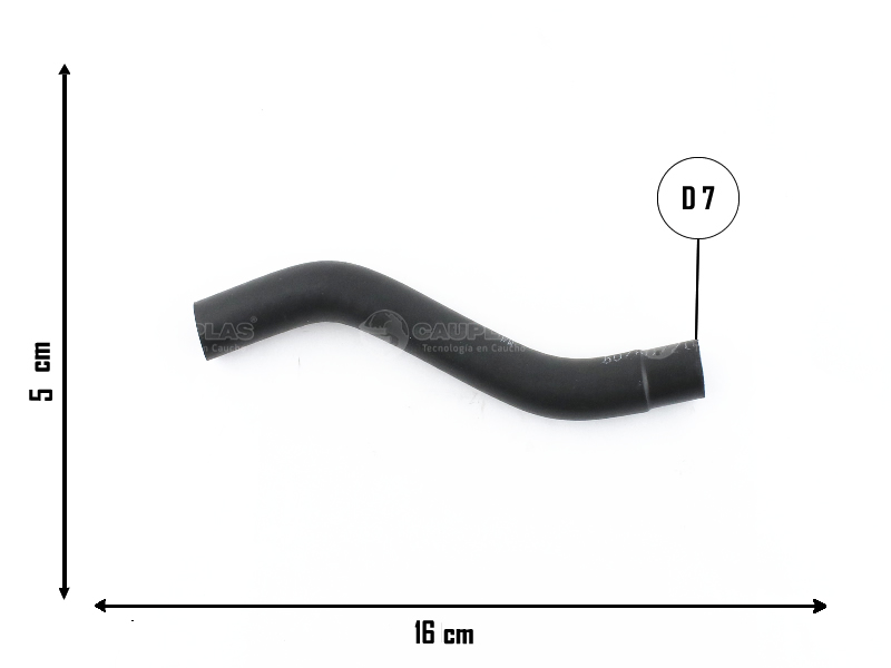 CAUPLAS MANGUERA REFRIGERACION RENAULT 12 OEM:7702023610 =YACO 806