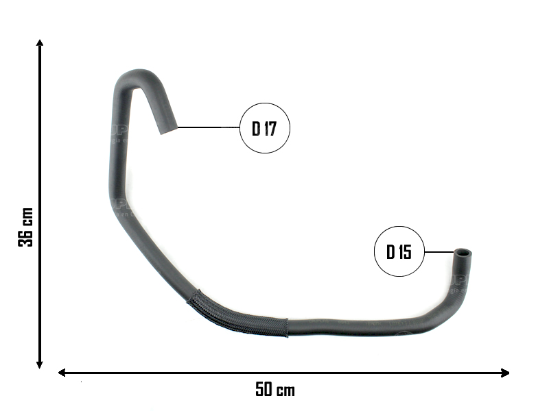 CAUPLAS MANGUERA VASO DE EXPANSION RENAULT MASTER II OEM:140558072R