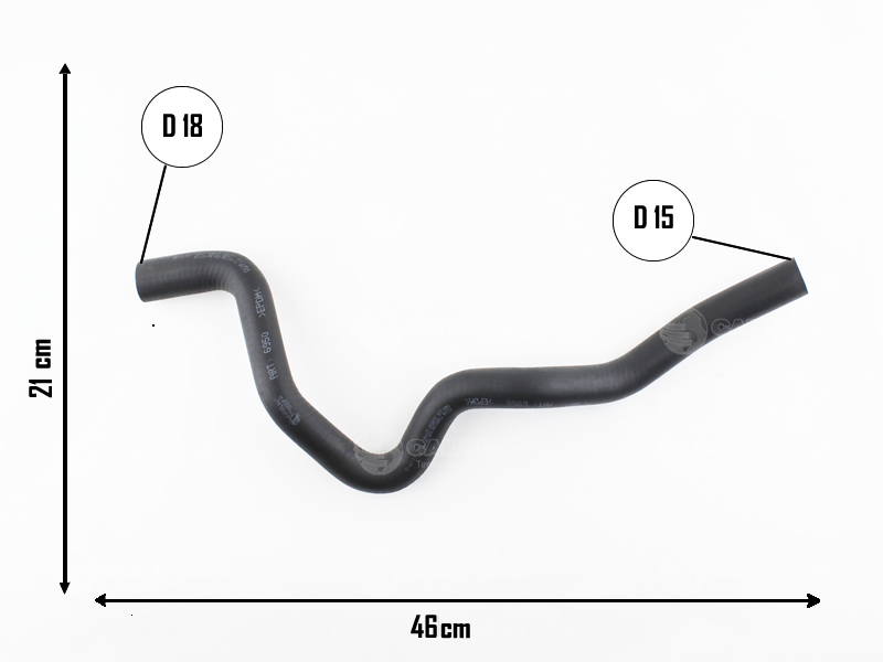 CAUPLAS MANGUERA CALEFACCION RENAULT DUSTER LOGAN II SANDERO II OEM:924009235R
