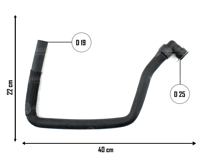 CAUPLAS MANGUERA CALEFACCION RENAULT MASTER II OEM:924008015R