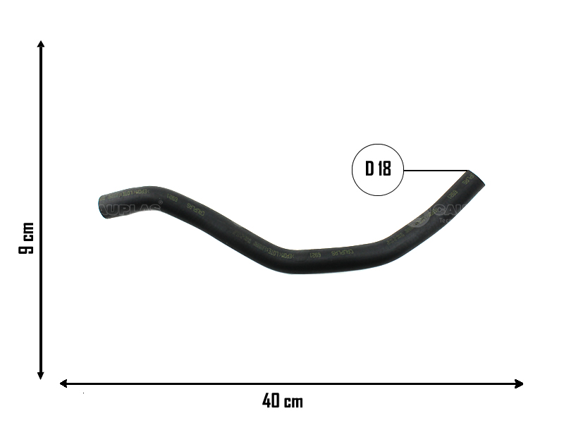 CAUPLAS MANGUERA CALEFACTOR ENTRADA RENAULT DUSTER OEM:924004178R =YACO 4271