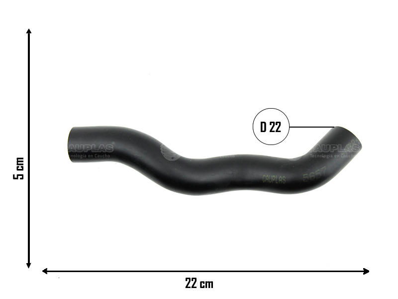 CAUPLAS MANGUERA PURIFICADOR AIRE FORD FOCUS II OEM:4M5Q6A886AB 1356738