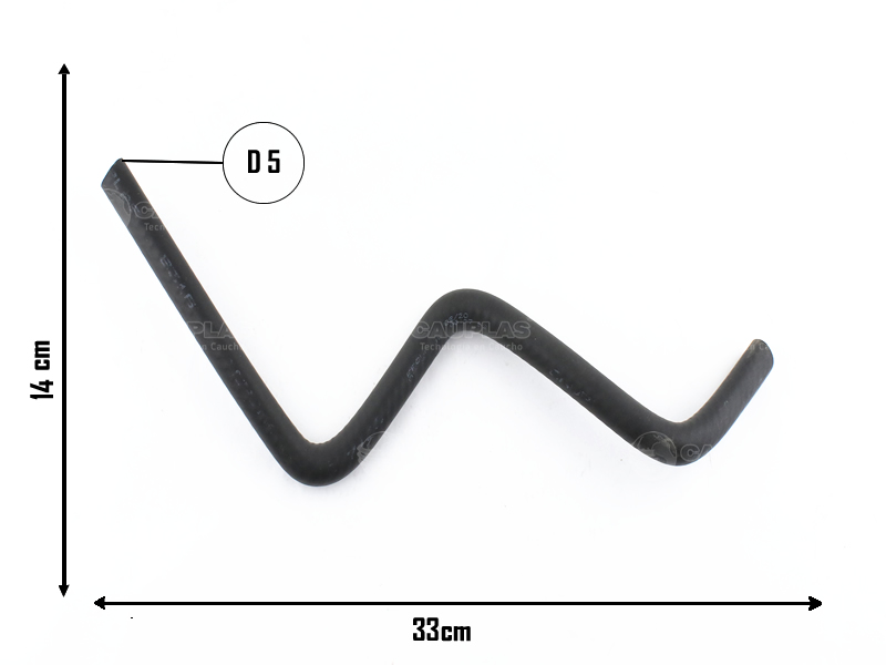 CAUPLAS MANGUERA REFRIGERACION FIAT DUCATO I  =YACO 2411