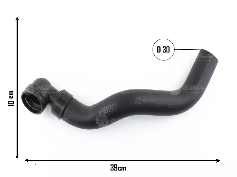 CAUPLAS MANGUERA RADIADOR INFERIOR FIAT STILO I OEM:46838045