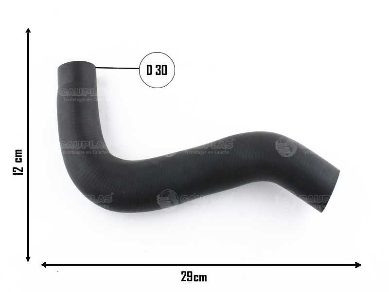 CAUPLAS MANGUERA RADIADOR SUPERIOR FIAT 147 I OEM:4349019