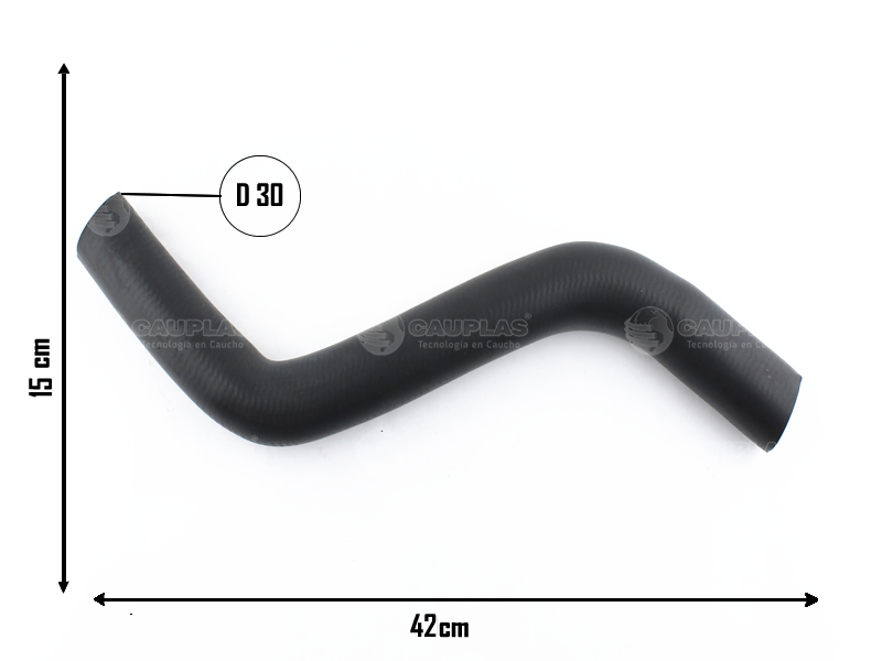 CAUPLAS MANGUERA RADIADOR SUPERIOR FIAT TIPO OEM:7744602 =YACO 1796