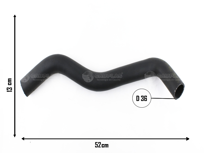 CAUPLAS MANGUERA RADIADOR INFERIOR FIAT REGATTA OEM:46587653 =YACO 1478