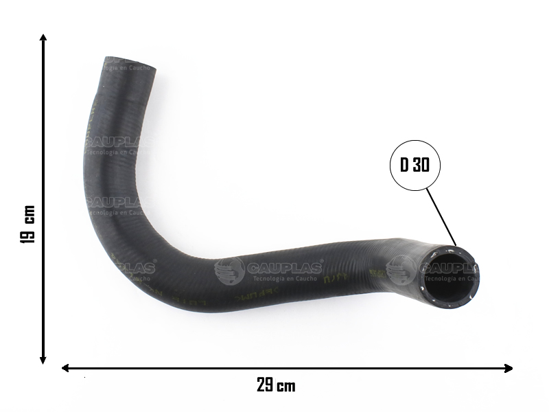 CAUPLAS MANGUERA RADIADOR INFERIOR FORD ESCORT OEM:691F8286AA
