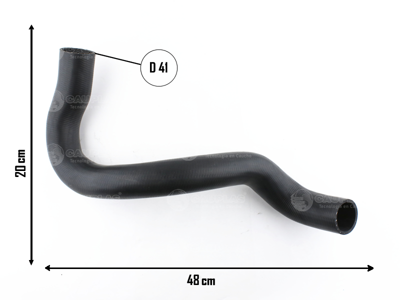 CAUPLAS MANGUERA RADIADOR INFERIOR F100 OEM:RKM1143 =YACO 77/2186