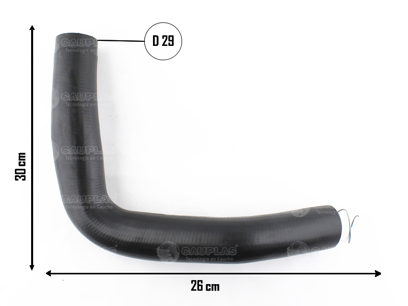 CAUPLAS MANGUERA RADIADOR INFERIOR F100 OEM:F5TR8B273E =YACO 952