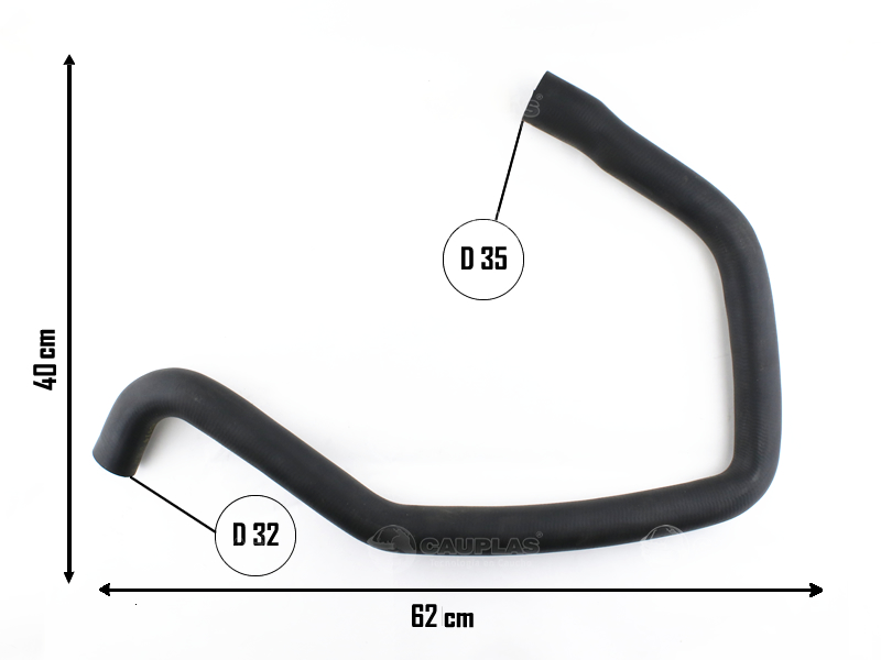 CAUPLAS MANGUERA RADIADOR INFERIOR FORD FALCON OEM:82DR8286A