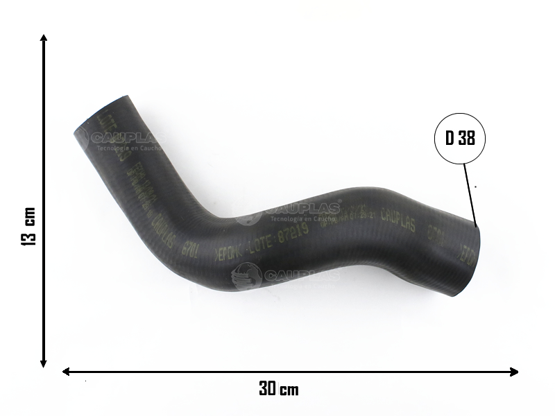 CAUPLAS MANGUERA RADIADOR INFERIOR RENAULT TORINO OEM:2057866 =YACO 563