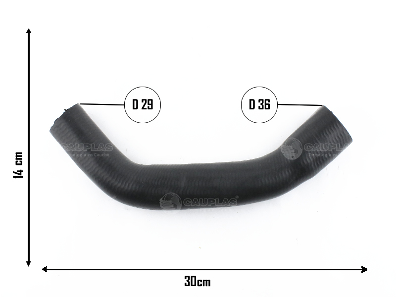 CAUPLAS MANGUERA RADIADOR INFERIOR RENAULT TRAFIC I  =YACO 1154