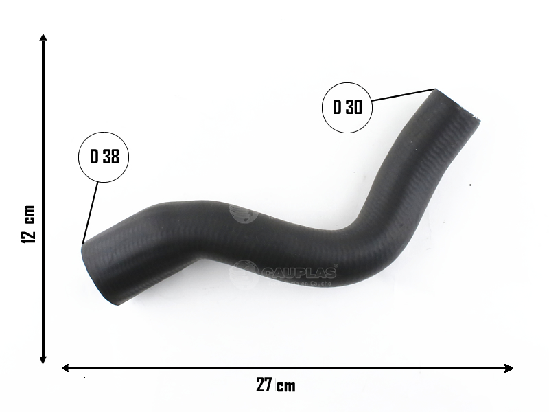 CAUPLAS MANGUERA RADIADOR INFERIOR RENAULT TWINGO  =YACO 2109