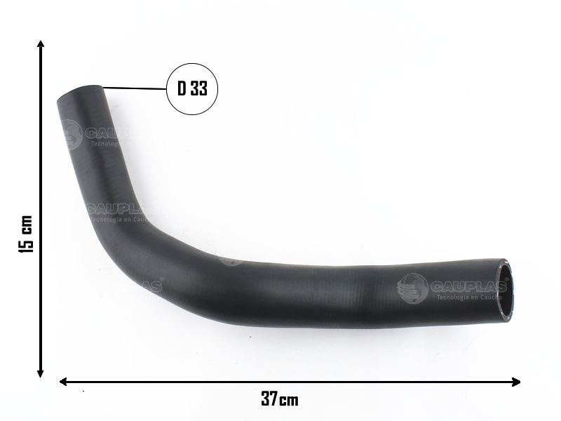 CAUPLAS MANGUERA RADIADOR SUPERIOR FIAT REGATTA OEM:5974161 =YACO 868