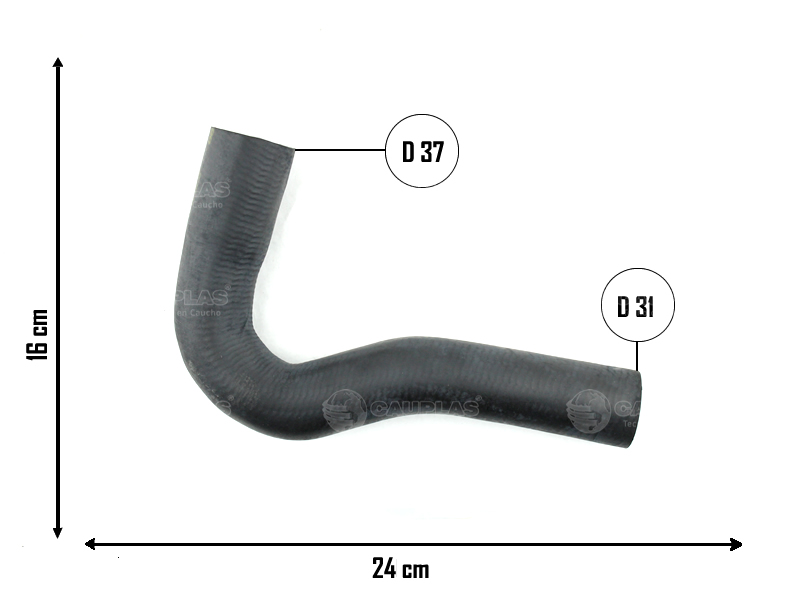 CAUPLAS MANGUERA RADIADOR SUPERIOR FORD ESCORT