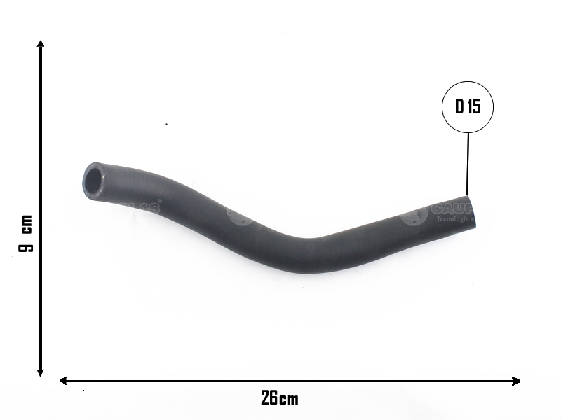 CAUPLAS MANGUERA RADIADOR SUPERIOR FORD ESCORT