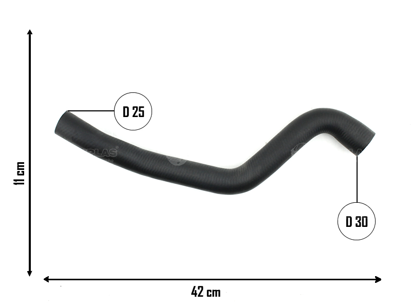 CAUPLAS MANGUERA RADIADOR SUPERIOR ESCORT OEM:YS418K274AB =YACO 2823