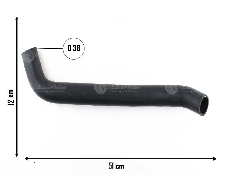 CAUPLAS MANGUERA RADIADOR SUPERIOR F100 F350