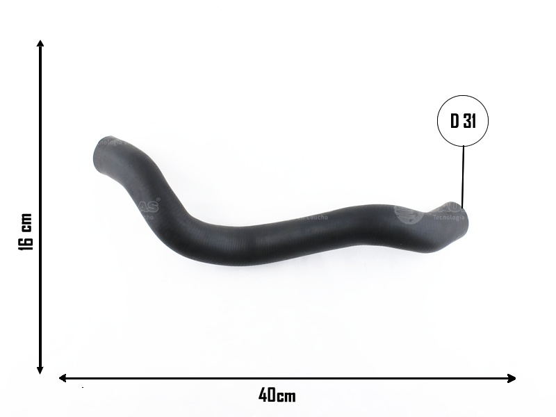 CAUPLAS MANGUERA RADIADOR SUPERIOR FORD FALCON  =YACO 139