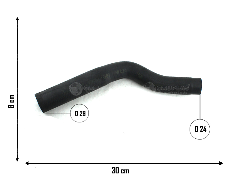 CAUPLAS MANGUERA RADIADOR SUPERIOR FORD FIESTA I